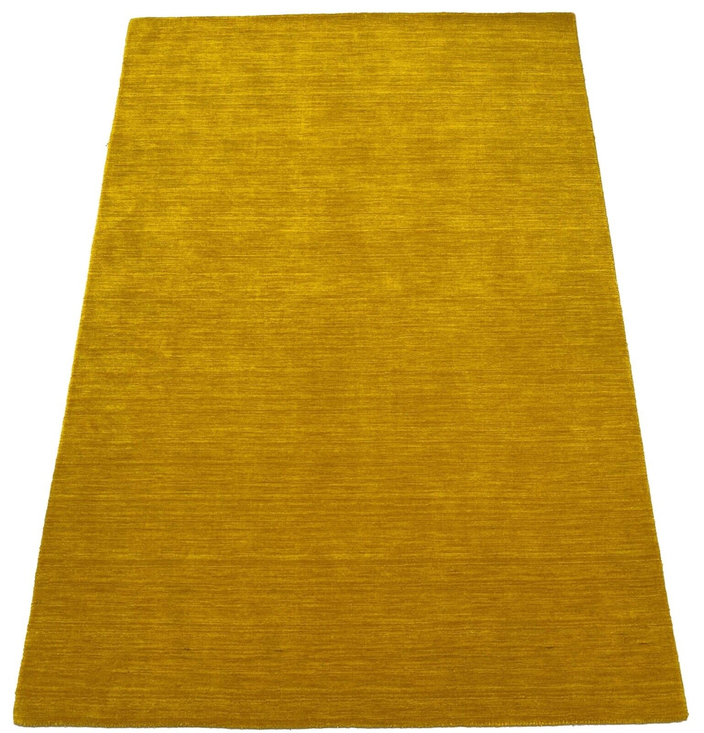 Gold Gabbeh Teppich 100% Wolle Orientteppich Handgewebt  Loom Brücke G-630