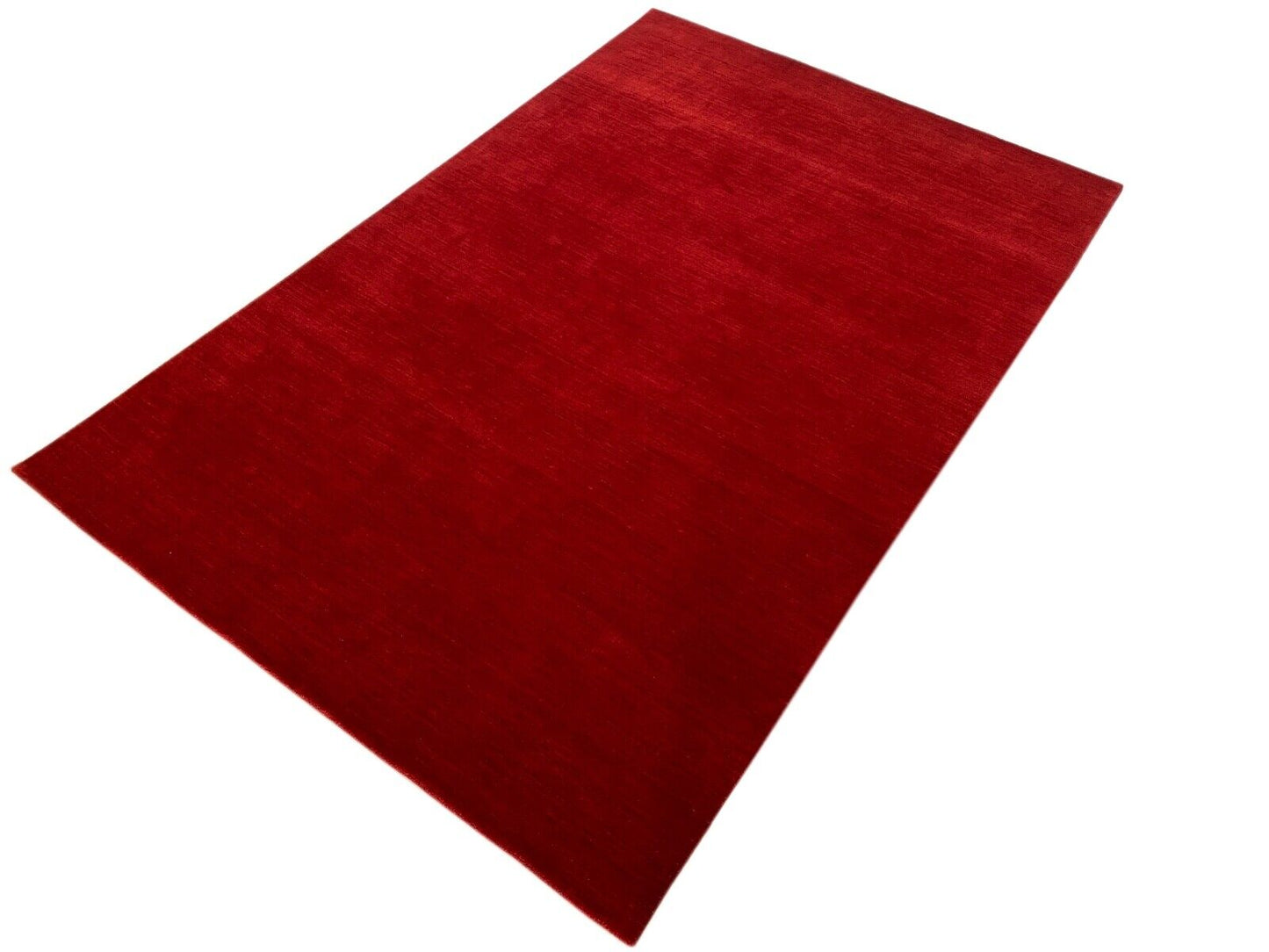 Gabbeh Teppich Rot 100% Wolle Orientteppich Handgewebt  Loom Brücke G543