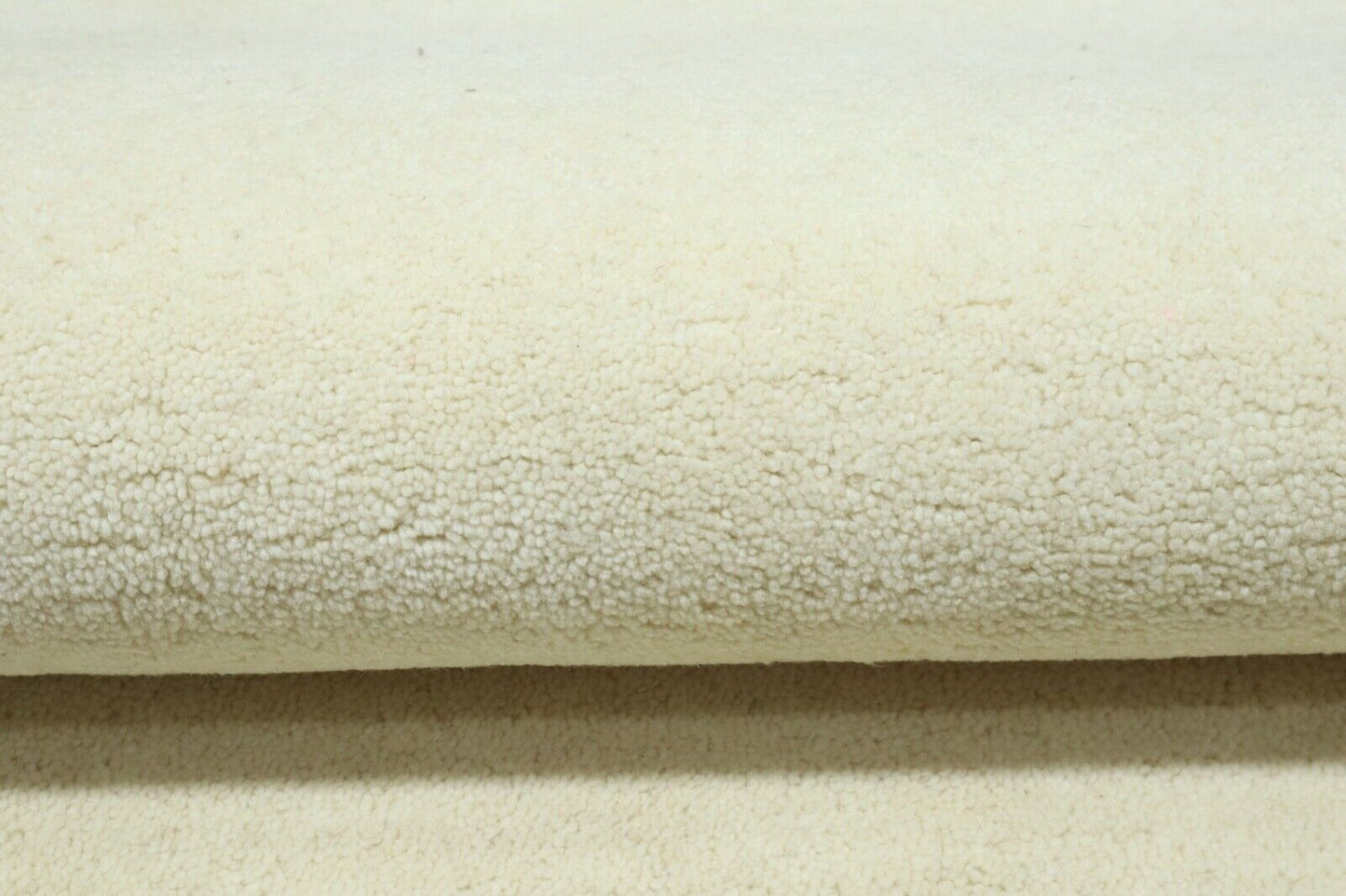 Gabbeh Teppich 100% Wolle 70X140 cm Handarbeit Beige Grau Handgetuftet T1033