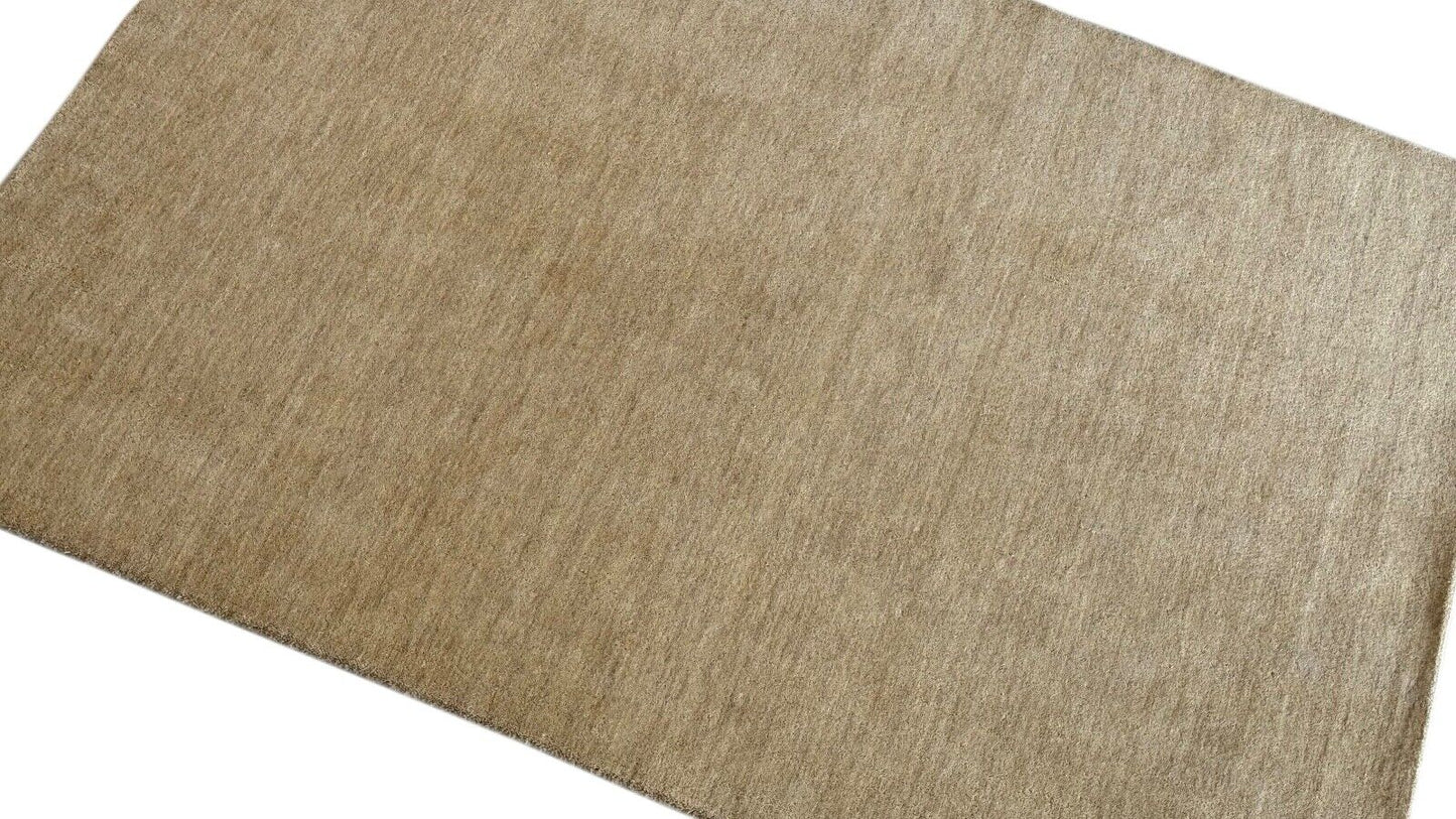 Gabbeh Teppich 100% Wolle Beige Handgefertigt 170X235 cm Orientteppich Pr