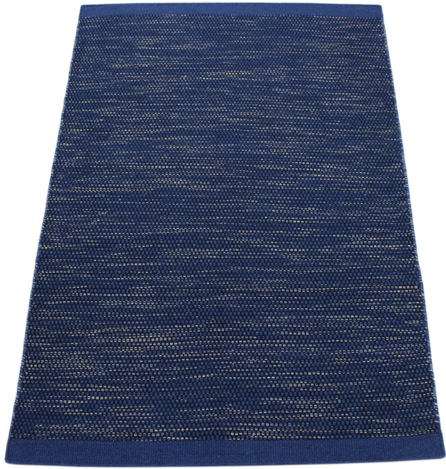 Blau Wohnzimmer 100% wolle Teppich Flachgewebe Bunt 120x180 cm Kilim Handgewebt