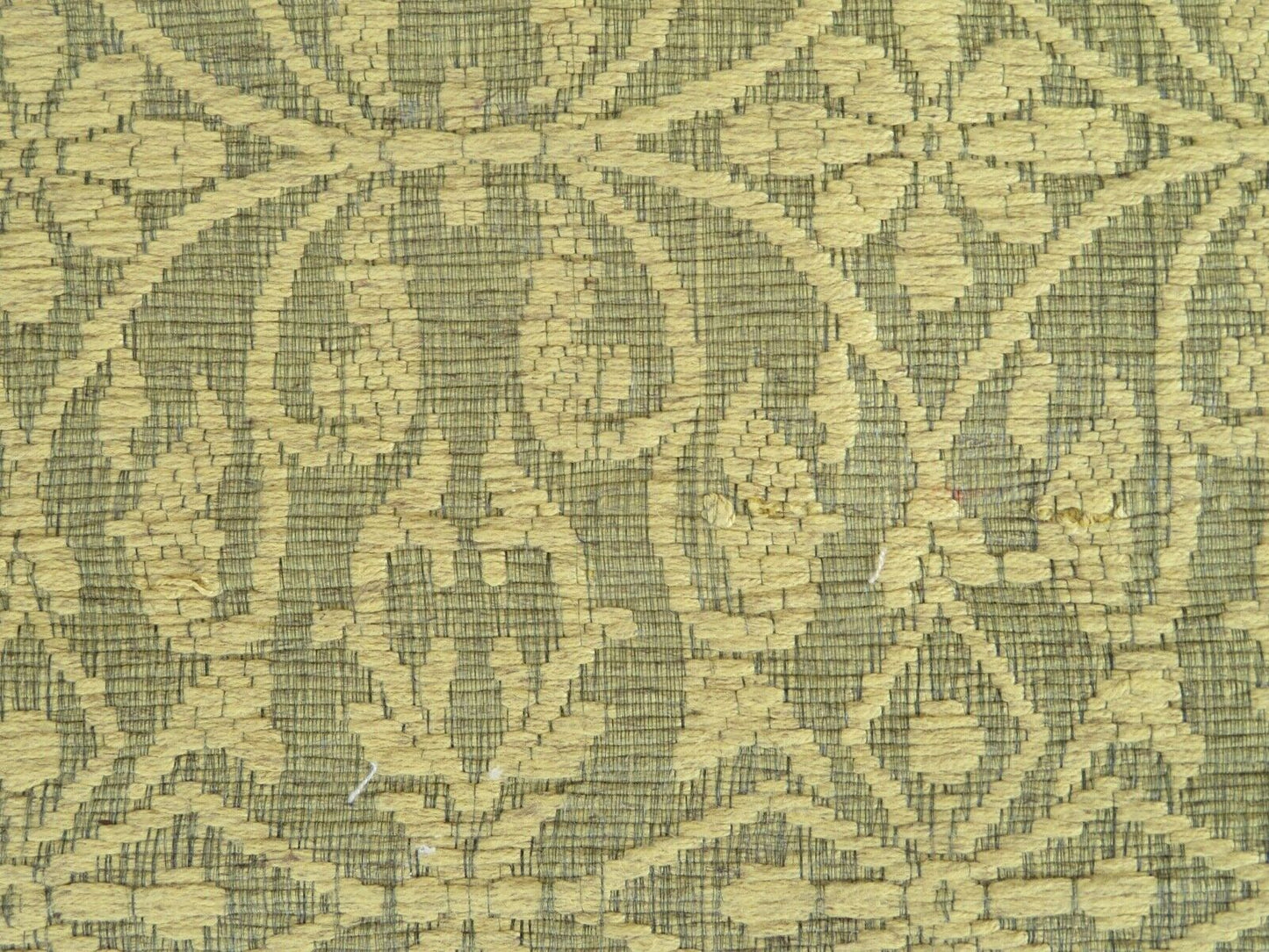 Teppich Flachgewebe Senffarbe Jacquard Viskose Baumwolle 150x240 cm JST-1