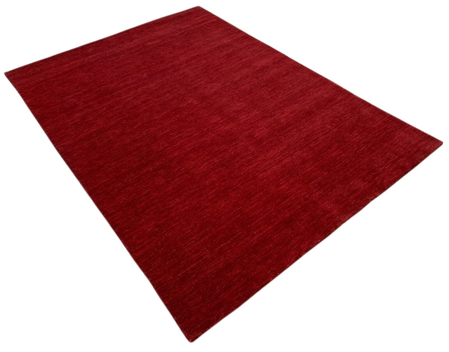 Orientteppich Gabbeh Loom Handgefertigt Teppich 100% Wolle 170X240 CM Rot wr136