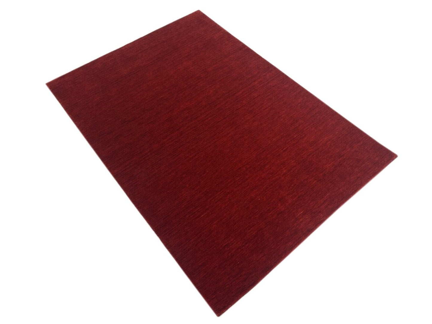 Orientteppich Gabbeh Loom Handgefertigt Teppich 100% Wolle 170X240 CM Rot wr136