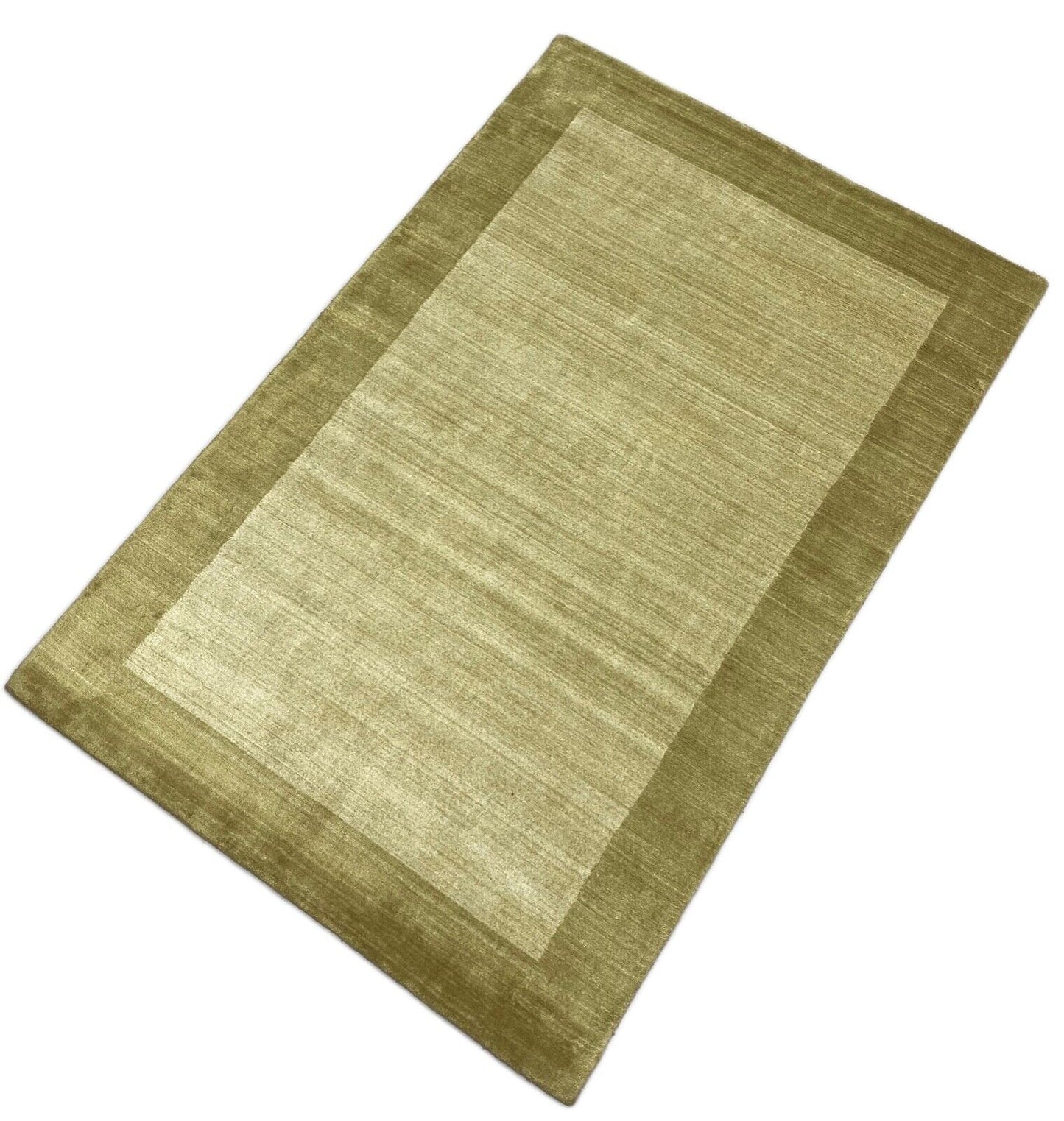 Gabbeh Teppich 100% Wolle Braun Beige loom lori Handgewebt 120x180 cm S53