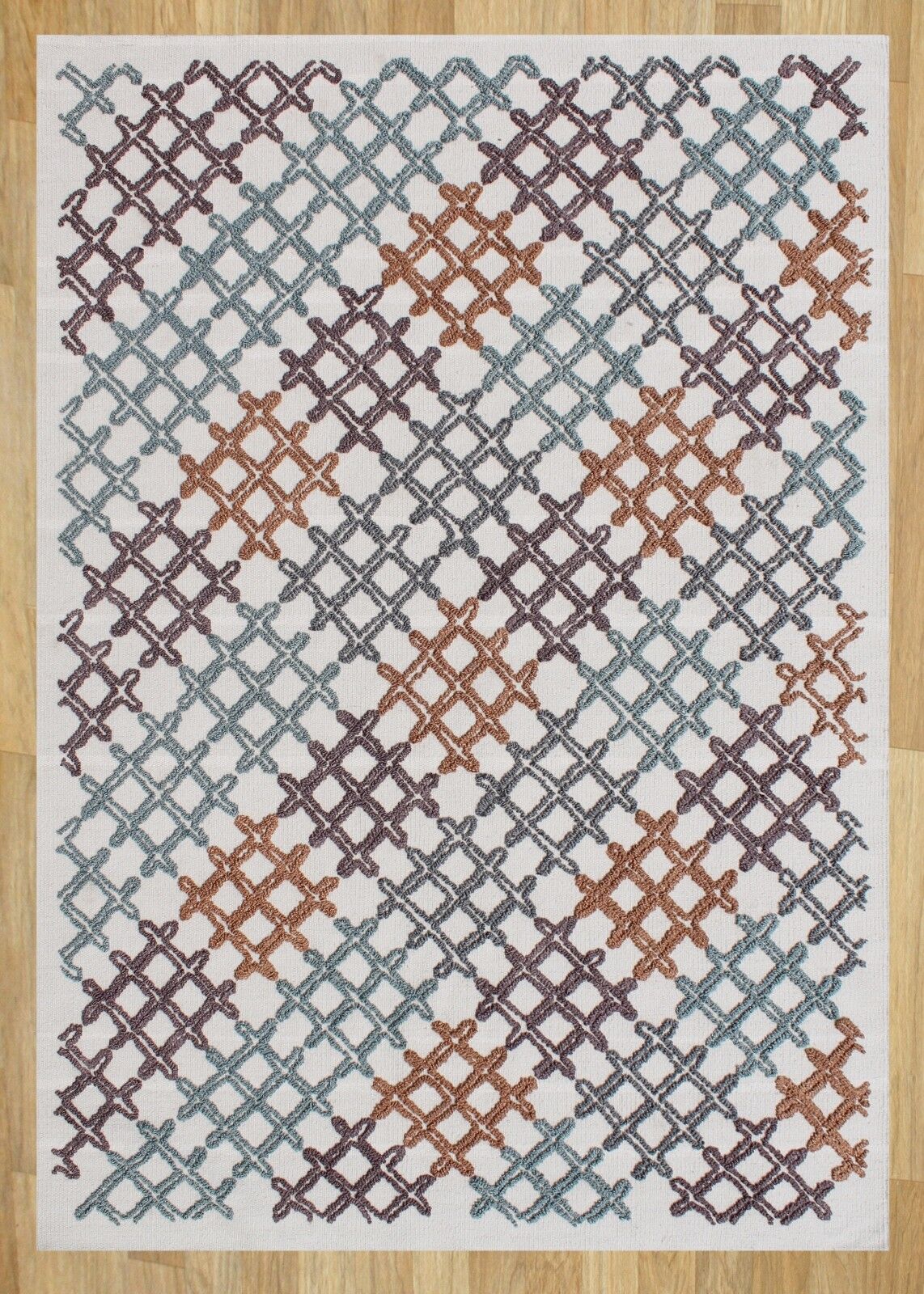 Designer Teppich Kilim Handgewebt  Kelim 170X240 cm , Flechtteppich Dhurrie