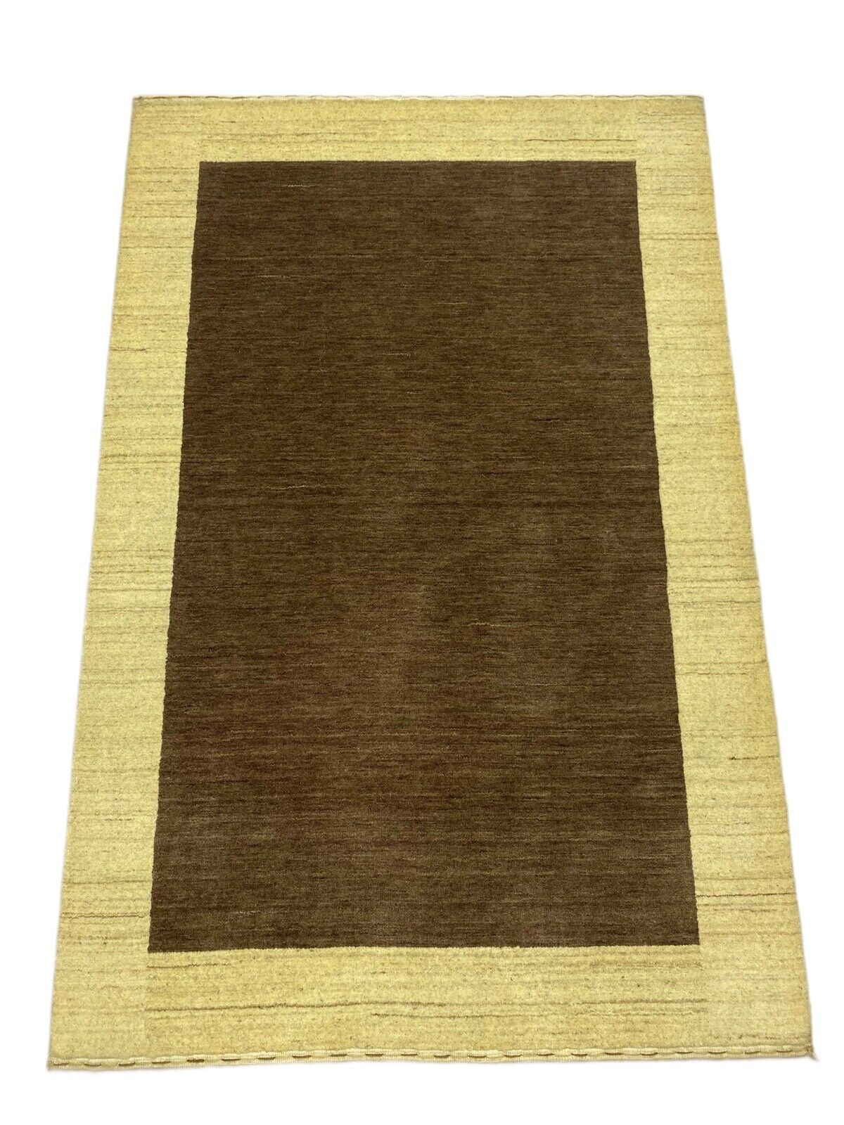 Teppich 100% Wolle Braun Beige lori Handgewebt 120x180 cm Orientteppich S123