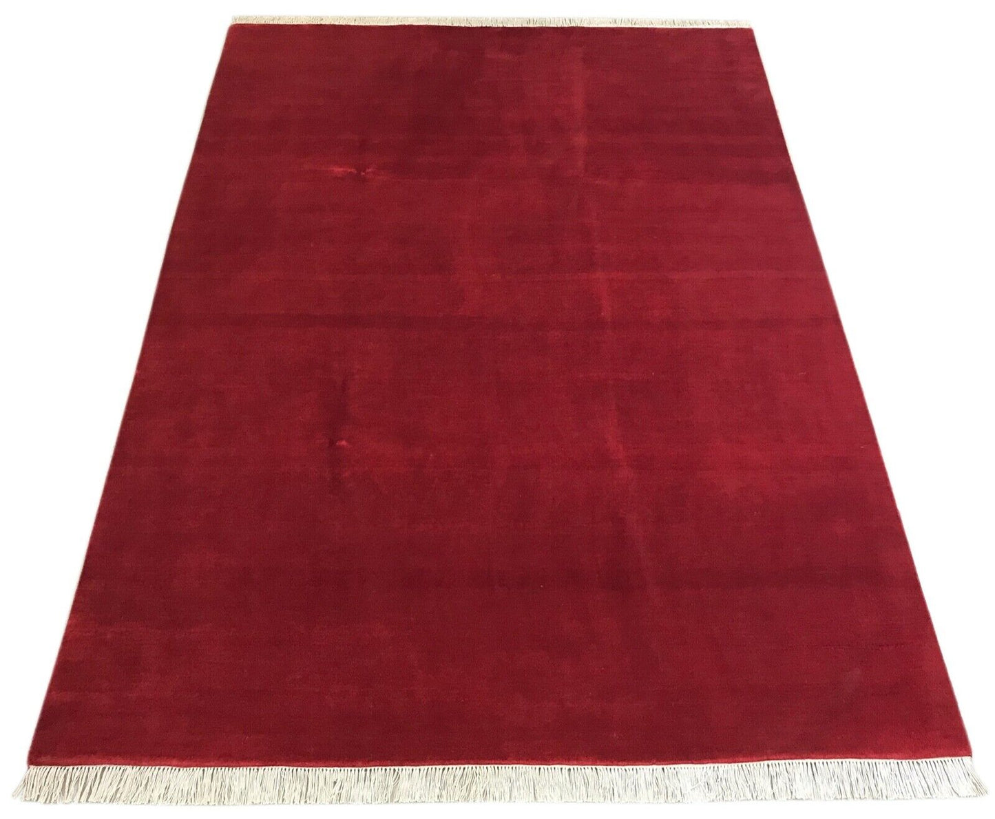 Orientteppich Handgeknüpft 172X244 CM Rot Teppich 100% Wolle Handarbeit