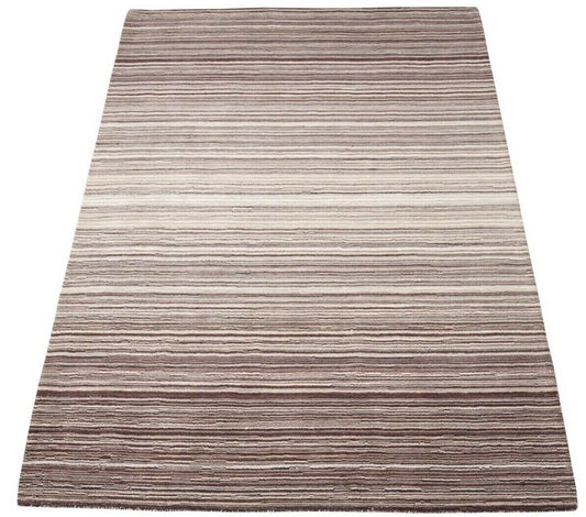 Beige Braun 160X230 cm Teppich 100% Wolle Orientteppich Handgetuftet HT377