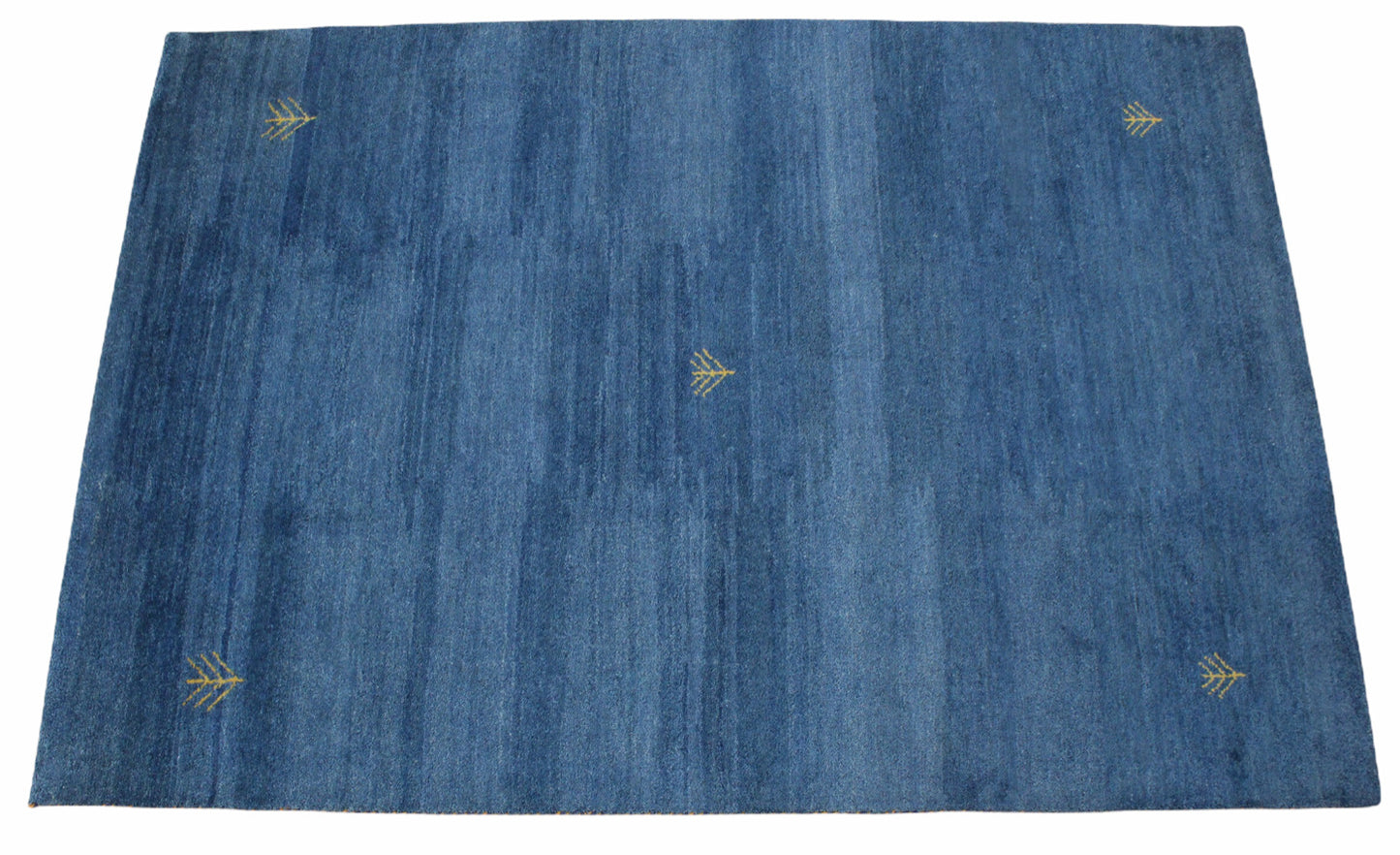 Gabbeh Teppich 100% Wolle Handgeknüpft Blau Orientteppich 170X240 cm WR58