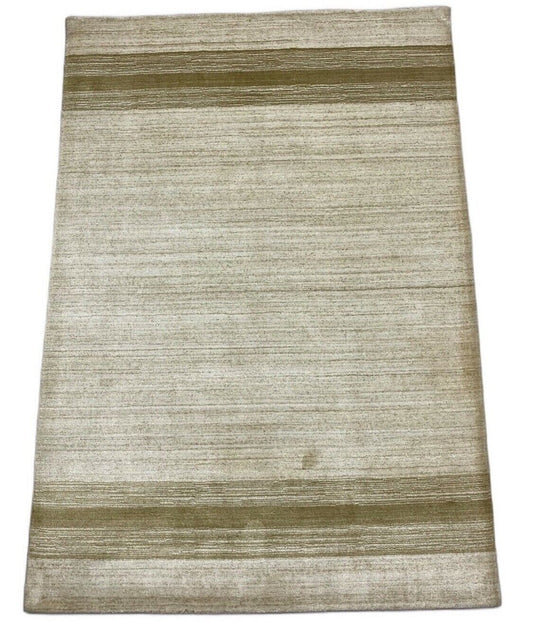 Gabbeh Teppich 100% Wolle Beige loom lori Handgewebt 120x180 cm S42