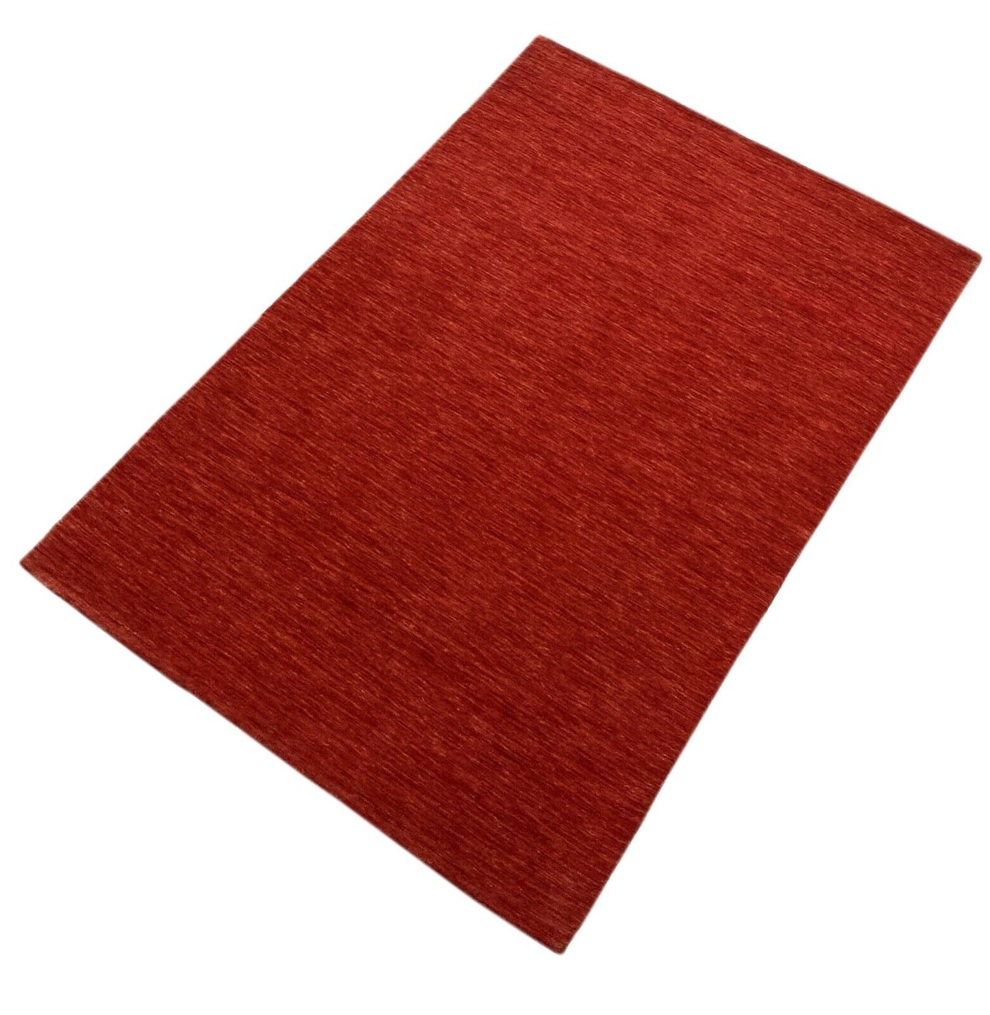 Rosa Rot Teppich Gabbeh 100% Wolle loom lori Handgewebt 122x182 cm S164