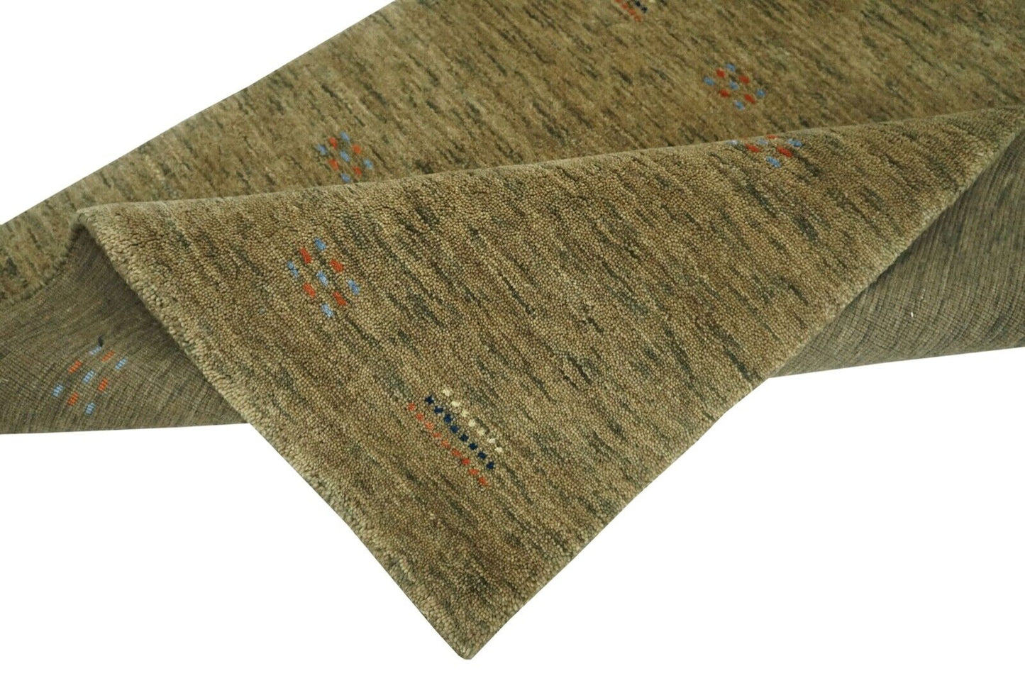 Gabbeh Beige Teppich 100% Wolle Handgewebt  95x160 cm Lori Debbich Lr700