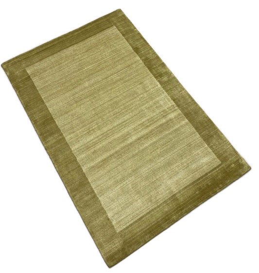 Gabbeh Teppich 100% Wolle Braun Beige loom lori Handgewebt 120x180 cm S53