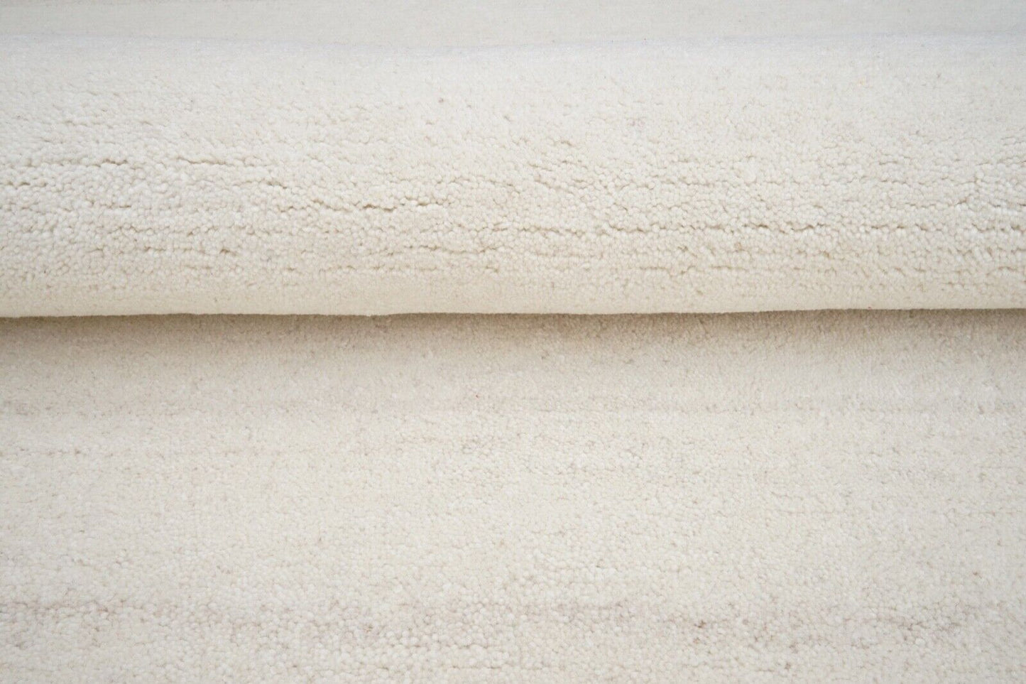 Teppich Beige 100% Wolle 160X230 cm Orientteppich Handgetuftet HT239