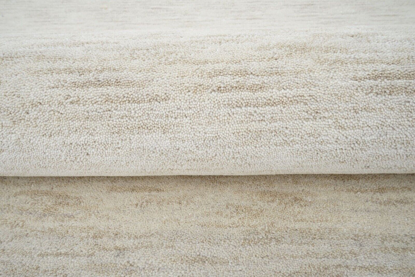 Gabbeh Teppich Beige elfenbeinfarbe 160X230 cm 100% Wolle Handgetuftet HT282