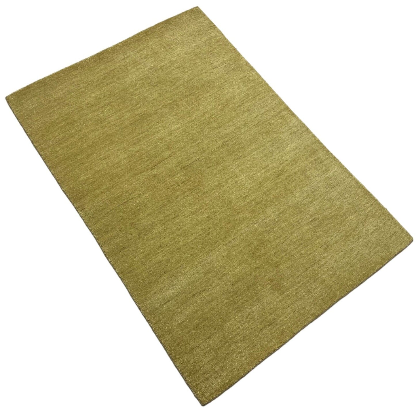 Beige Teppich 100% Wolle Gabbeh lori Handgewebt 122x180 cm S160