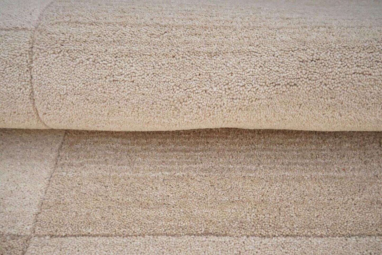 Teppich 100% Wolle Beige 160X230 cm Orientteppich Handgetuftet HT418