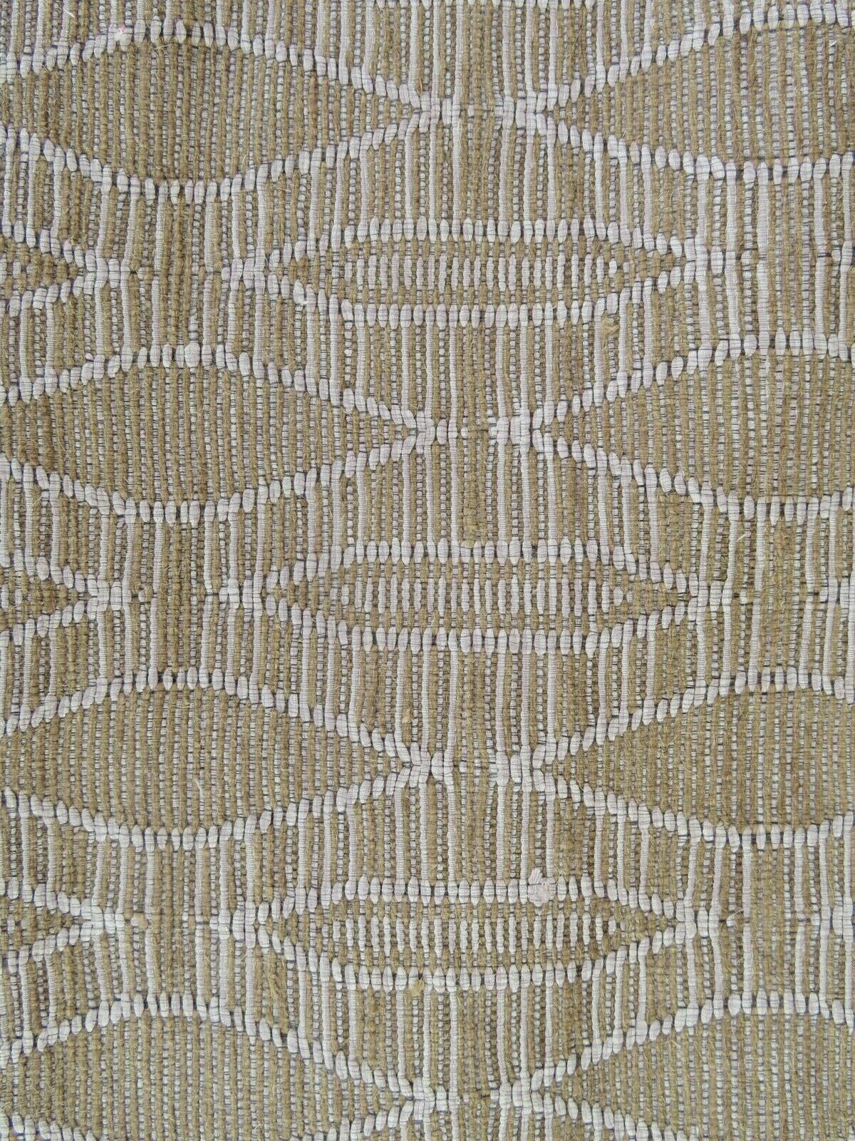 Teppich Flachgewebe Jacquard Beige Viskose Baumwolle 150x240 cm Debbbich JST16