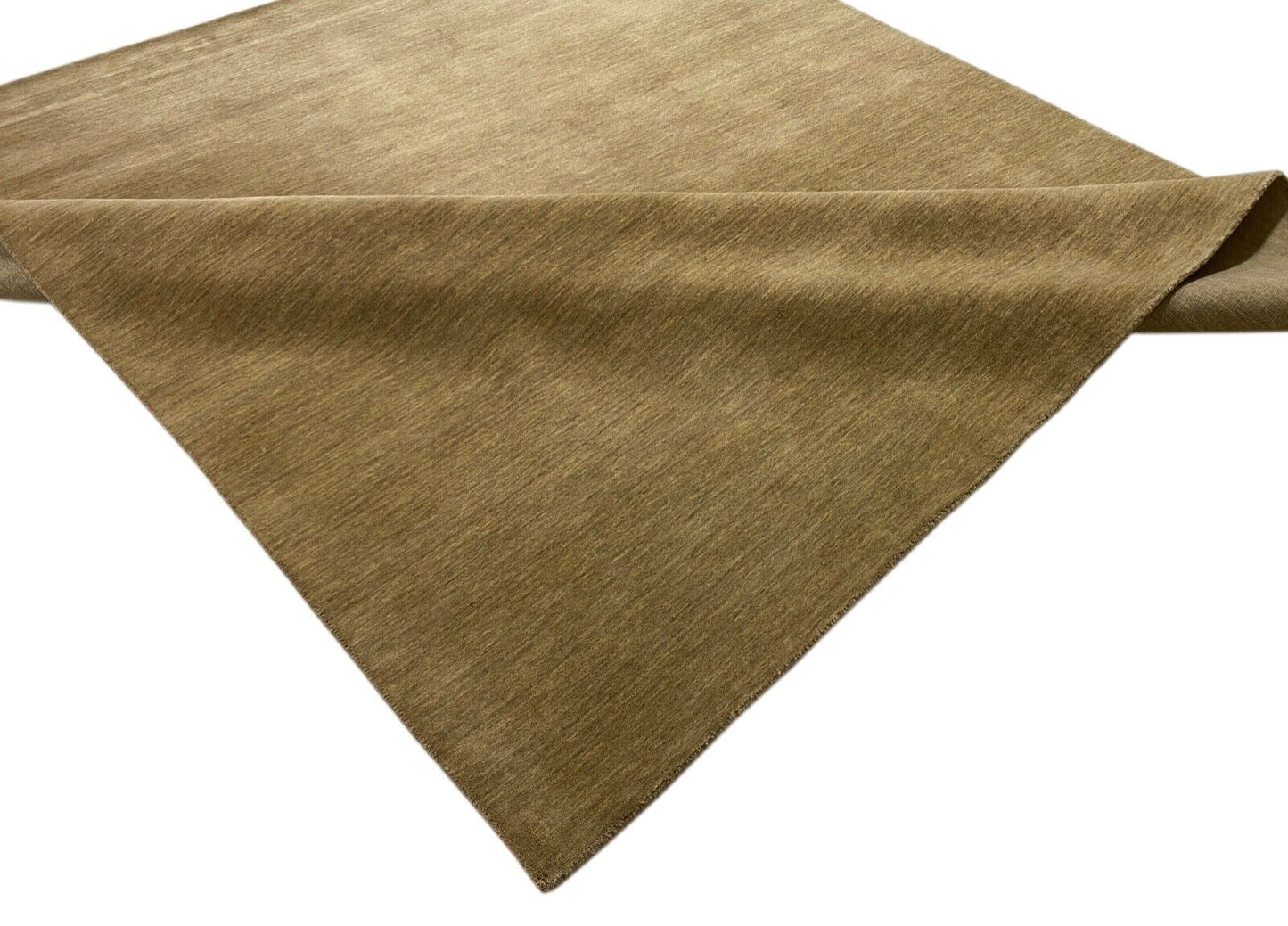 Gabbeh Beige Teppich 100% Wolle Handgewebt Loom Lori Debbich 240x290 cm