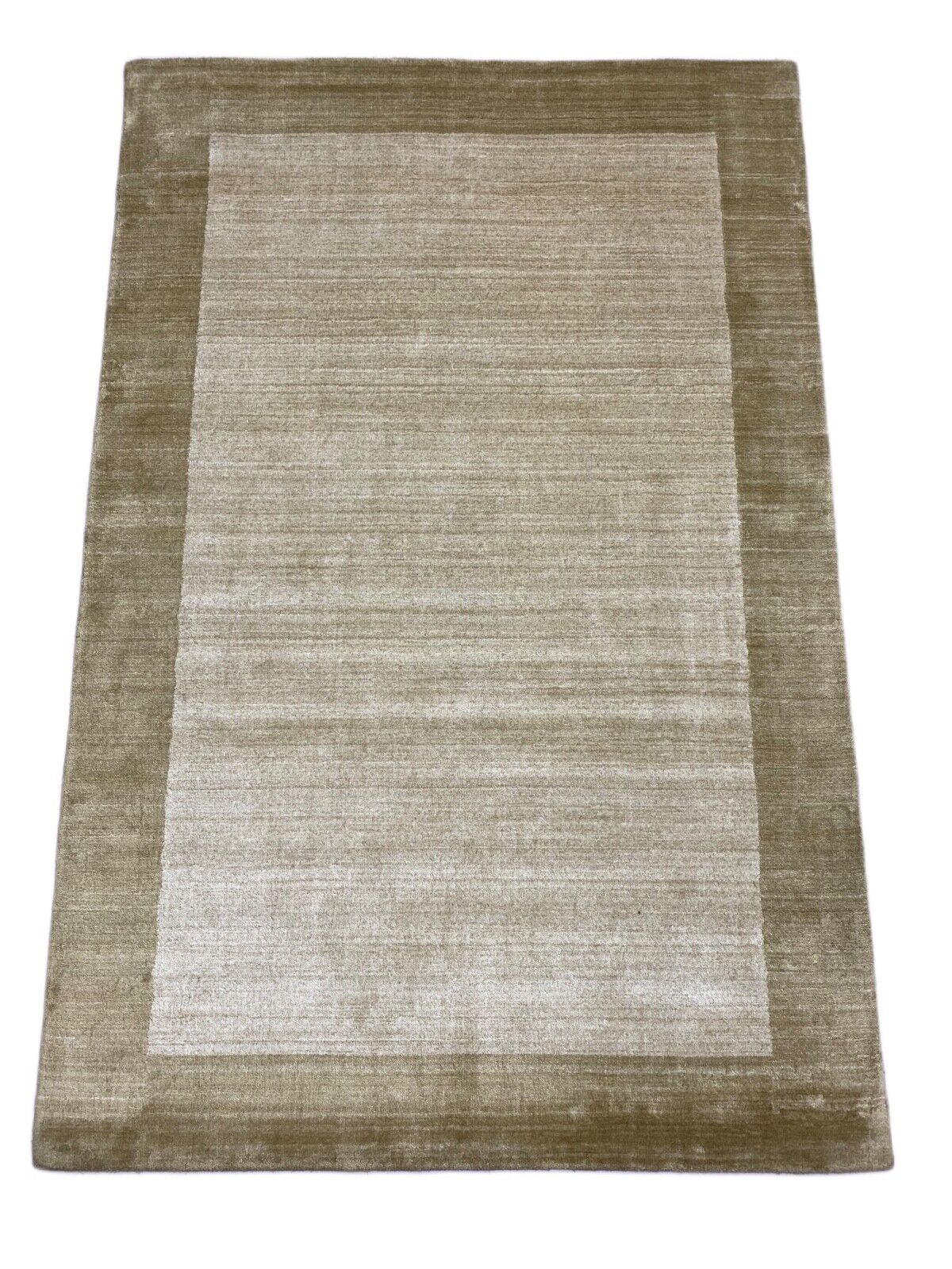 Gabbeh Teppich 100% Wolle Braun Beige loom lori Handgewebt 120x180 cm S53