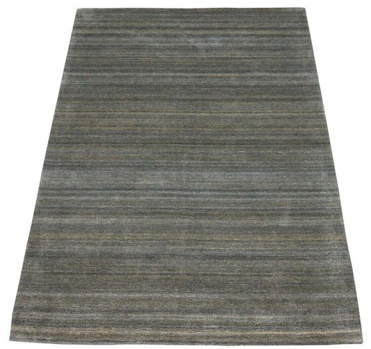 Teppich 100% Wolle Holzkohle Braun 160X230 cm Orientteppich Handgetuftet HT361