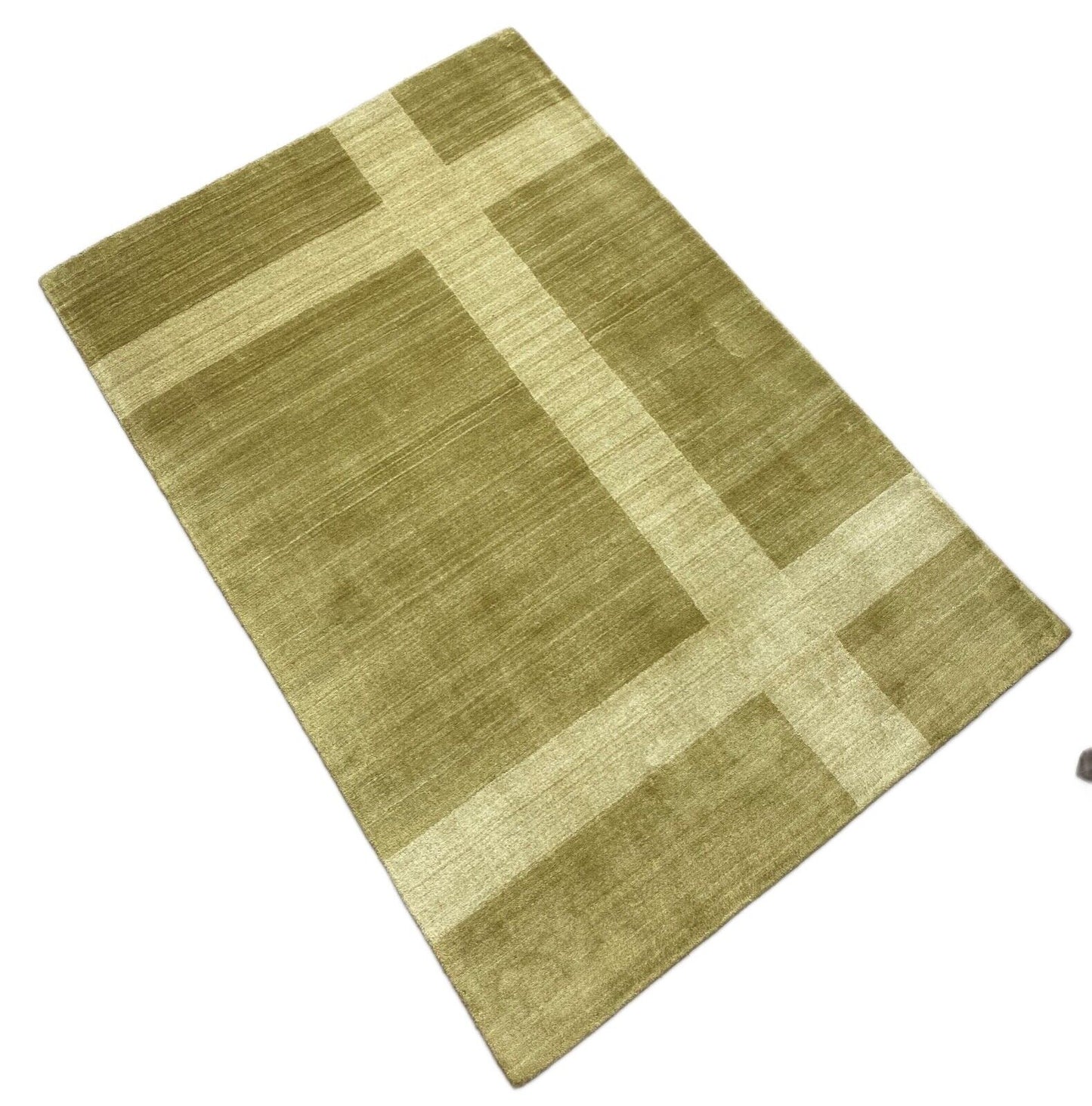 Teppich Gabbeh Beige 100% Wolle lori Handgewebt 120x180 cm S70