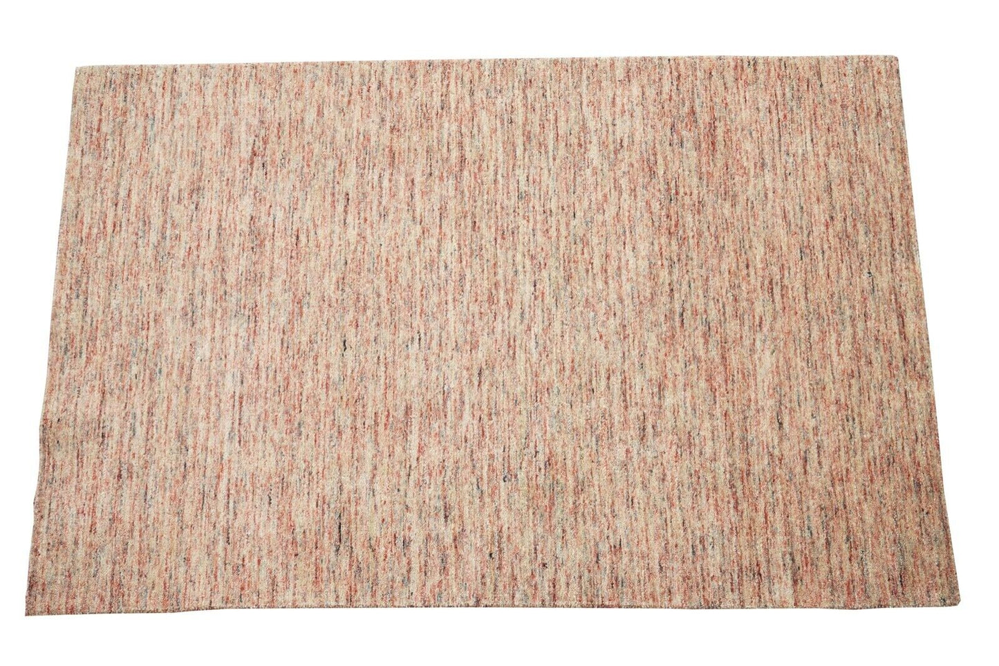 Rot Beige Orange Teppich 120x180 cm Handgewebt 100% Wolle Lori Buff Lr443