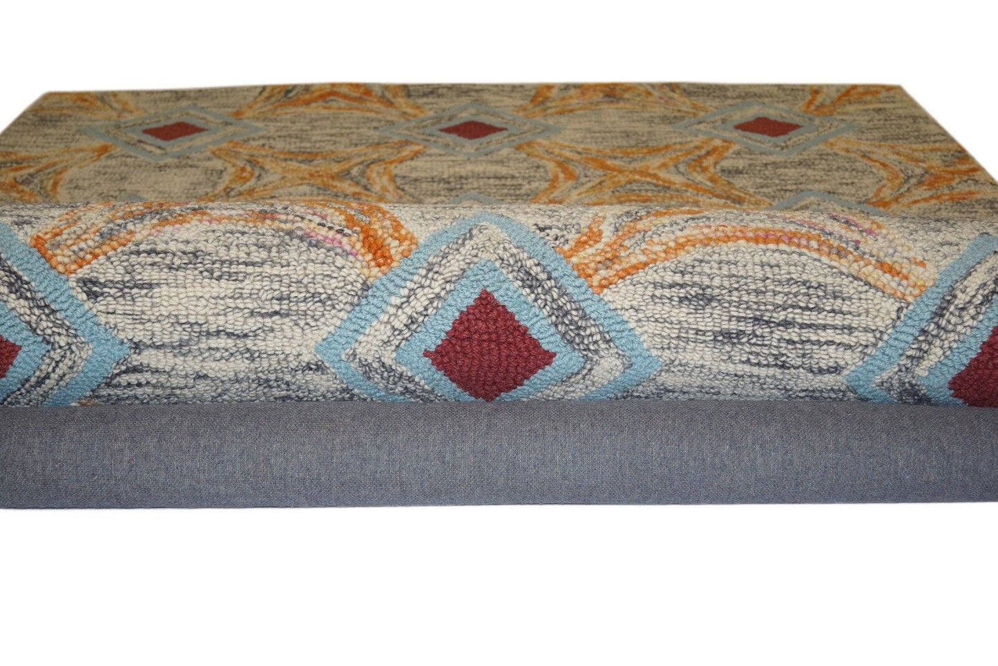 Orientteppich 100% Wolle Designer Teppich Handarbeit Handgetuftet 150X240 CM