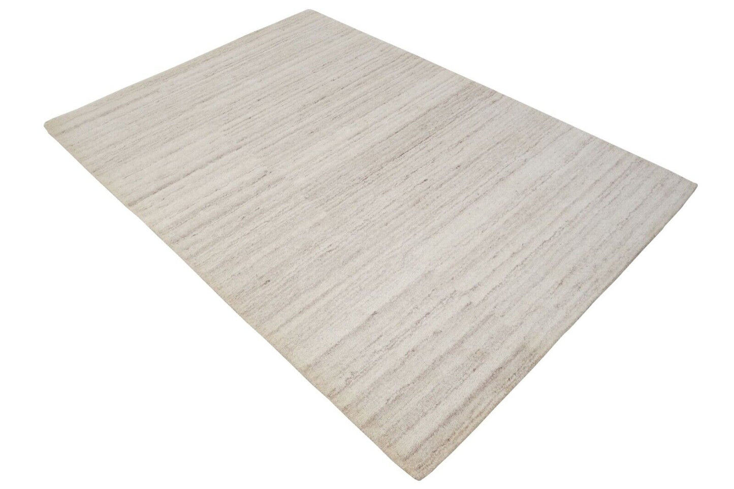 Teppich 100% Wolle Beige 160X230 cm Orientteppich Handgetuftet HT322