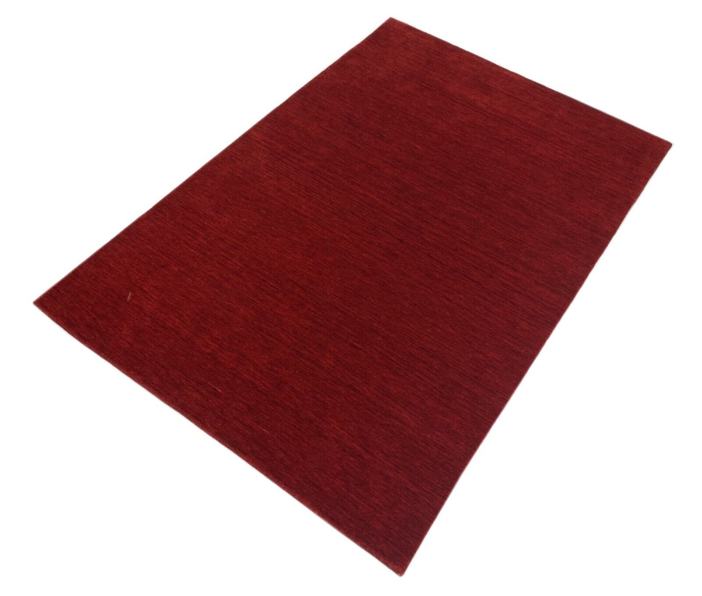 Orientteppich Gabbeh Loom Handgefertigt Teppich 100% Wolle 170X240 CM Rot wr136