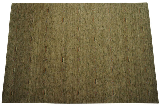 Gabbeh Teppich Dunkel Beige 100% Wolle 175x240 cm Loom Handgewebt Lr663