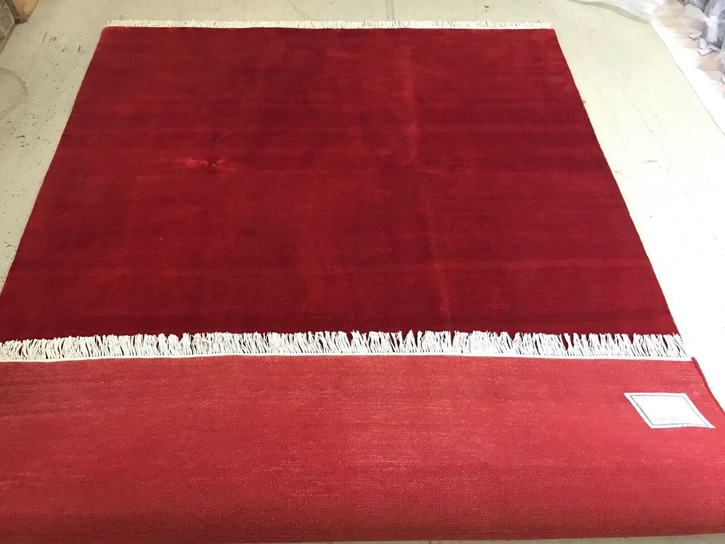 Orientteppich Handgeknüpft 172X244 CM Rot Teppich 100% Wolle Handarbeit