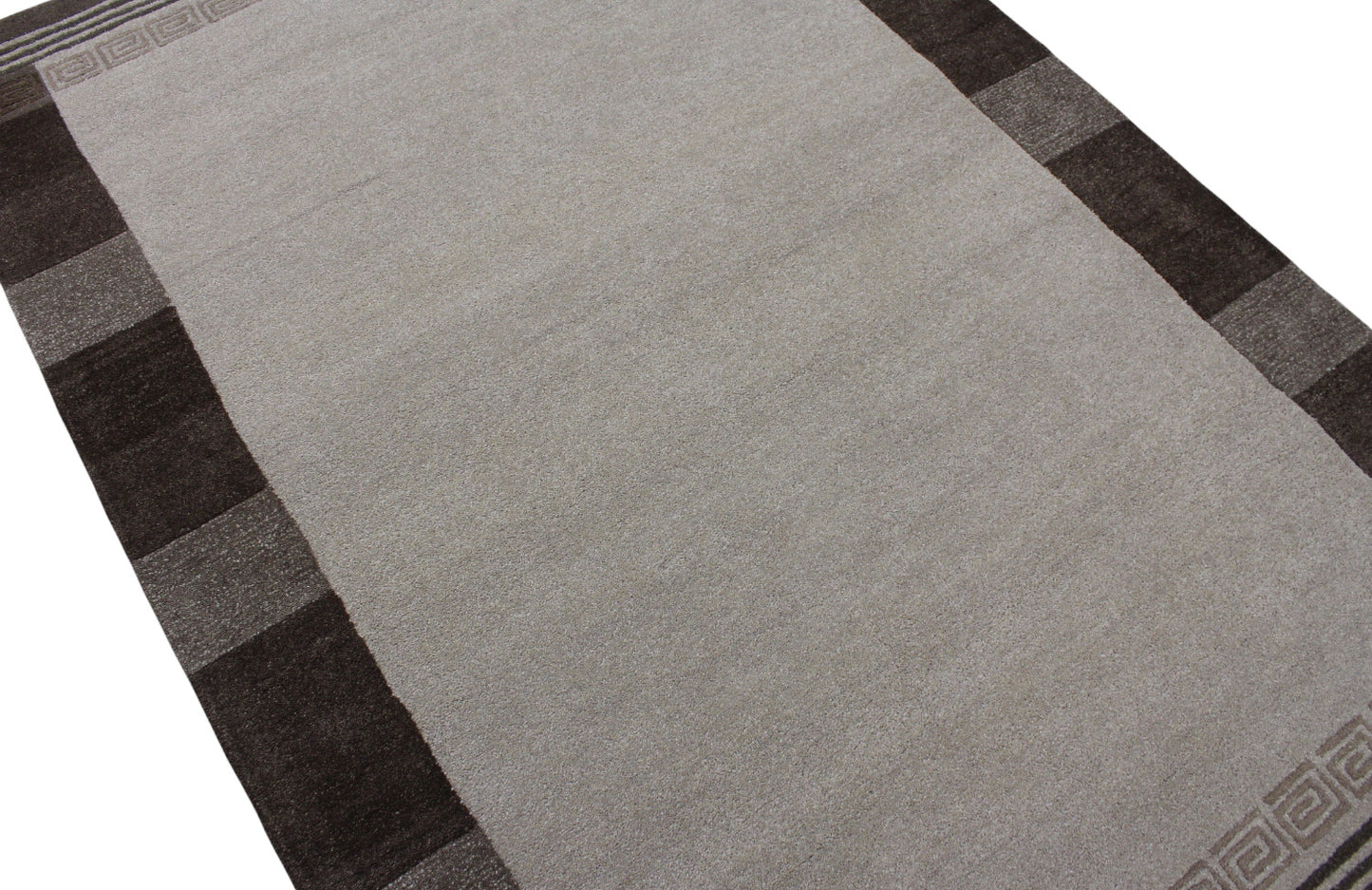 Teppich 100% Wolle Beige 160X230 cm Orientteppich Handgetuftet HT208