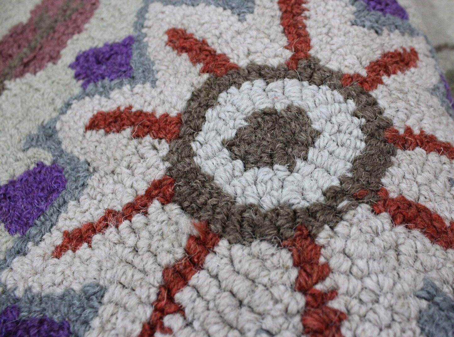 Teppich 100% Wolle Orientteppich Beige Braun 150X240 cm Handgetuftet MH946