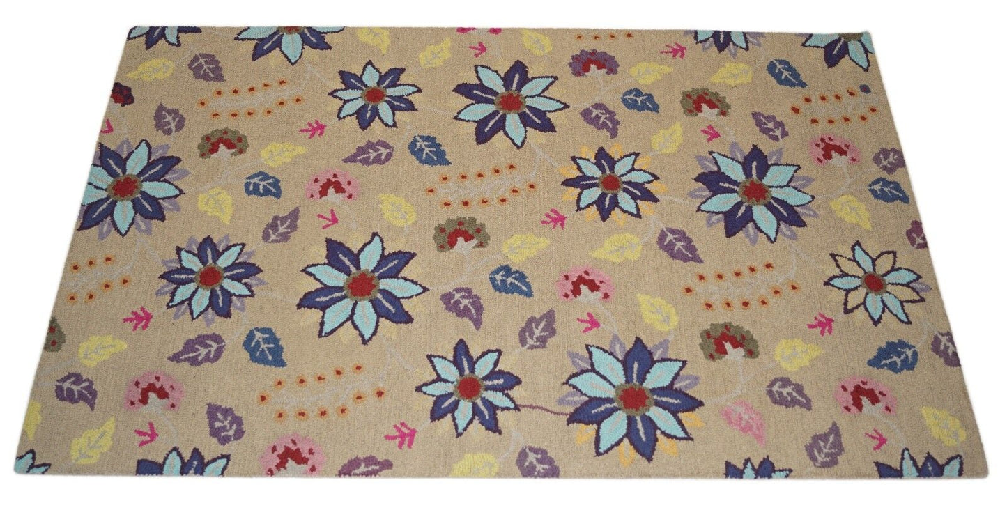 Teppich 100% Wolle Handarbeit Designer Orient Handgetuftet 150X240 CM MH906