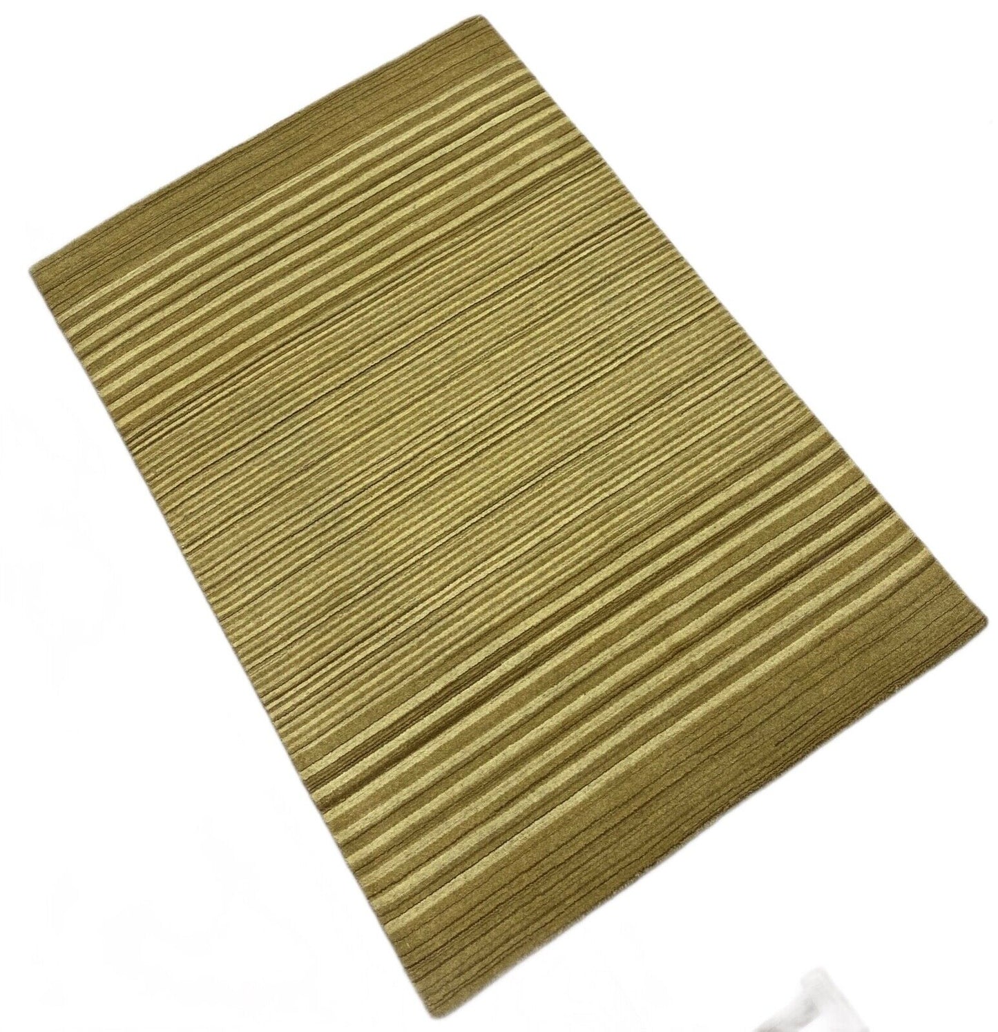 Teppich 100% Wolle Braun Beige Gabbeh lori Handgewebt 120x180 cm Naturwolle S112