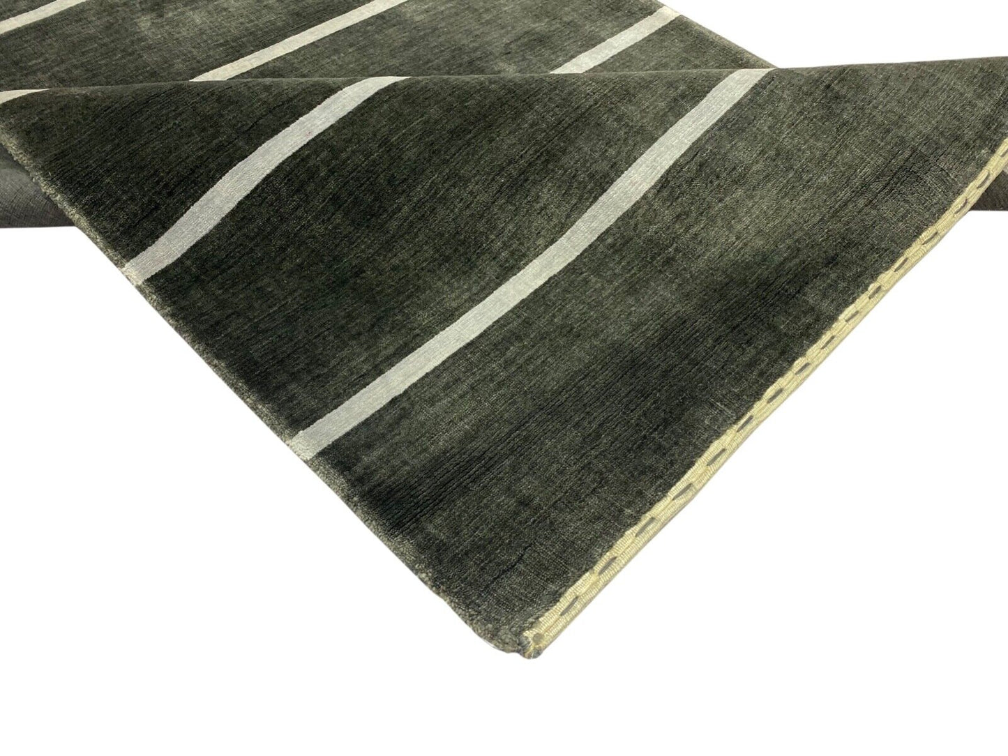 Teppich Braun Grau Schwarz 100% Wolle Gabbeh lori Handgewebt 120x180 cm S175