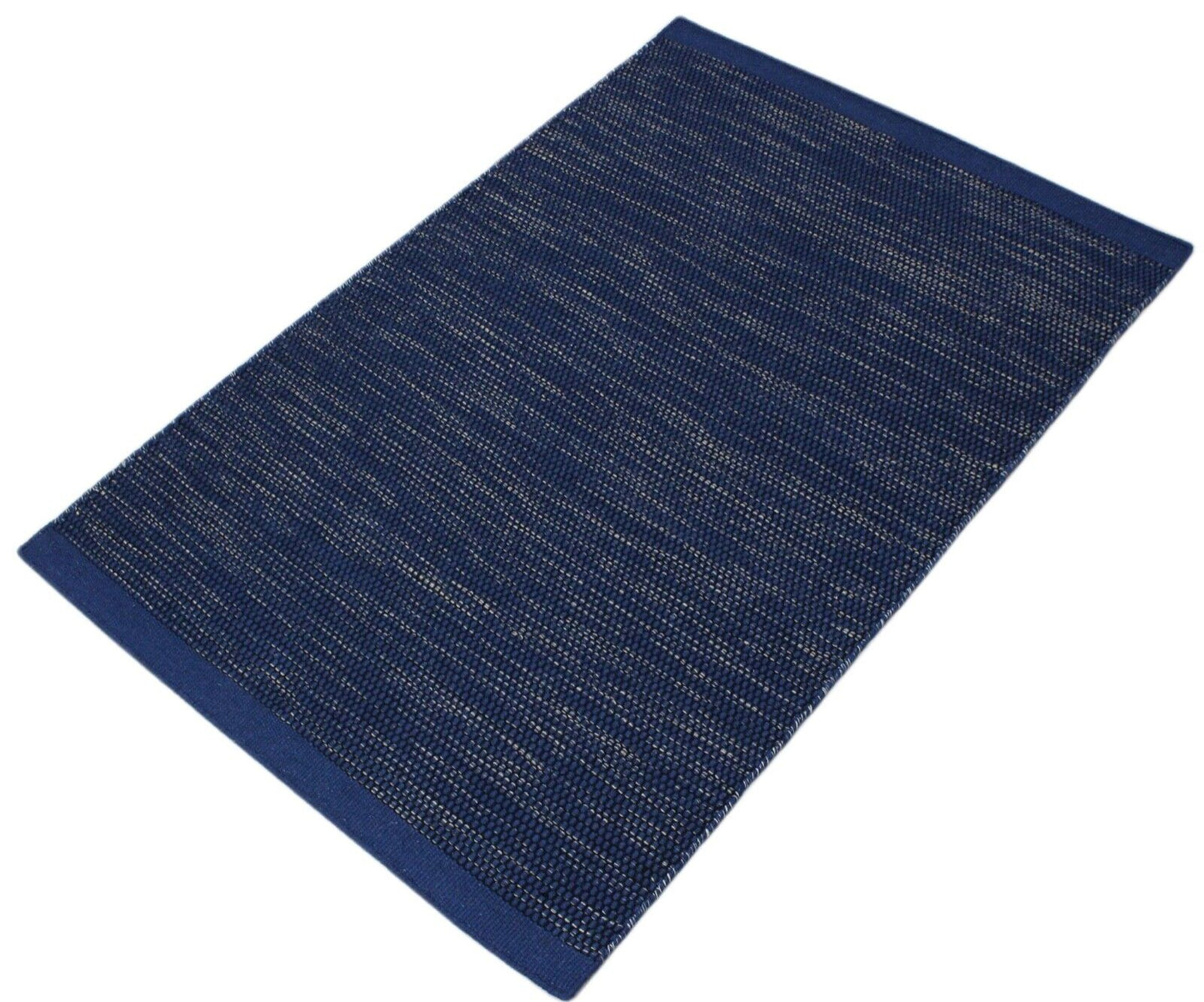 Blau Wohnzimmer 100% wolle Teppich Flachgewebe Bunt 120x180 cm Kilim Handgewebt