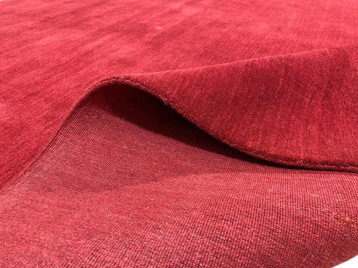 Rot Teppich 100% Wolle Orientteppich Gabbeh Loom Handgefertigt 244X300 CM