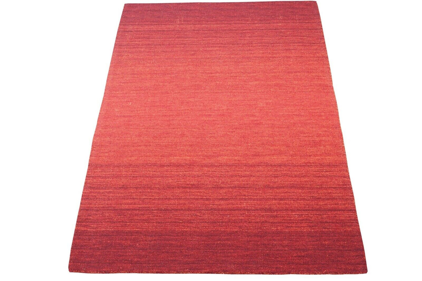 Rot Teppich 100% Wolle 160X230 cm Orientteppich Handgetuftet HT283