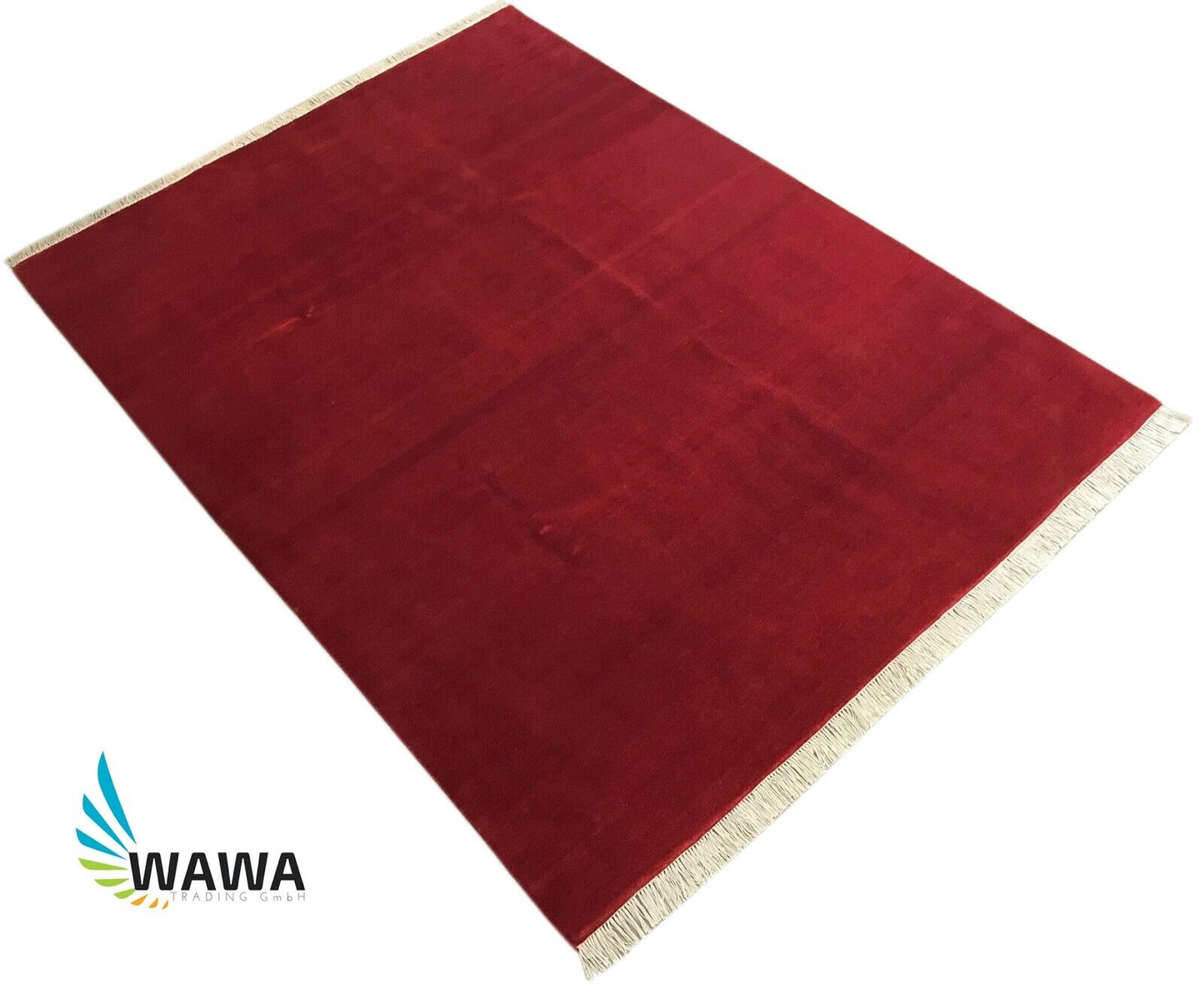 Orientteppich Handgeknüpft 172X244 CM Rot Teppich 100% Wolle Handarbeit