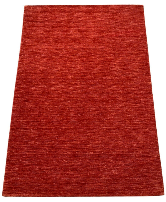 Rosa Rot Teppich Gabbeh 100% Wolle loom lori Handgewebt 122x182 cm S164