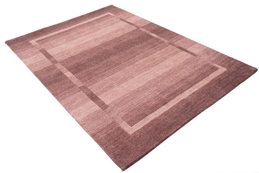 Rosa Zwiebel 160X230 cm Teppich 100% Wolle Orientteppich Handgetuftet HT183