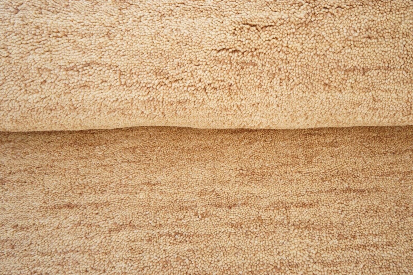 Beige Braun 140X200 cm Teppich 100% Wolle Orientteppich Handgetuftet HT602