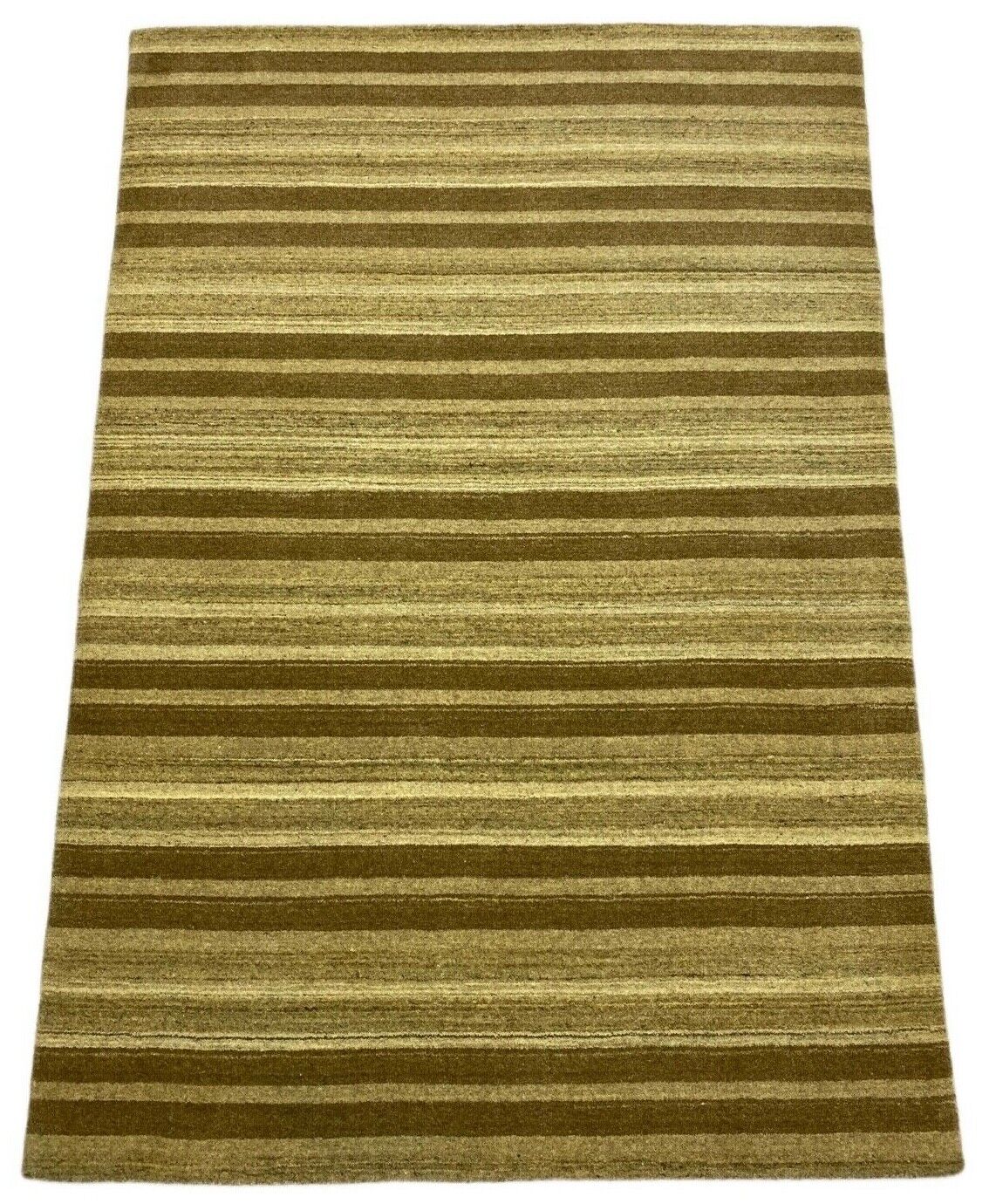 Gabbeh Teppich 100% Wolle Beige Braun loom lori Handgewebt 120x180 cm S40