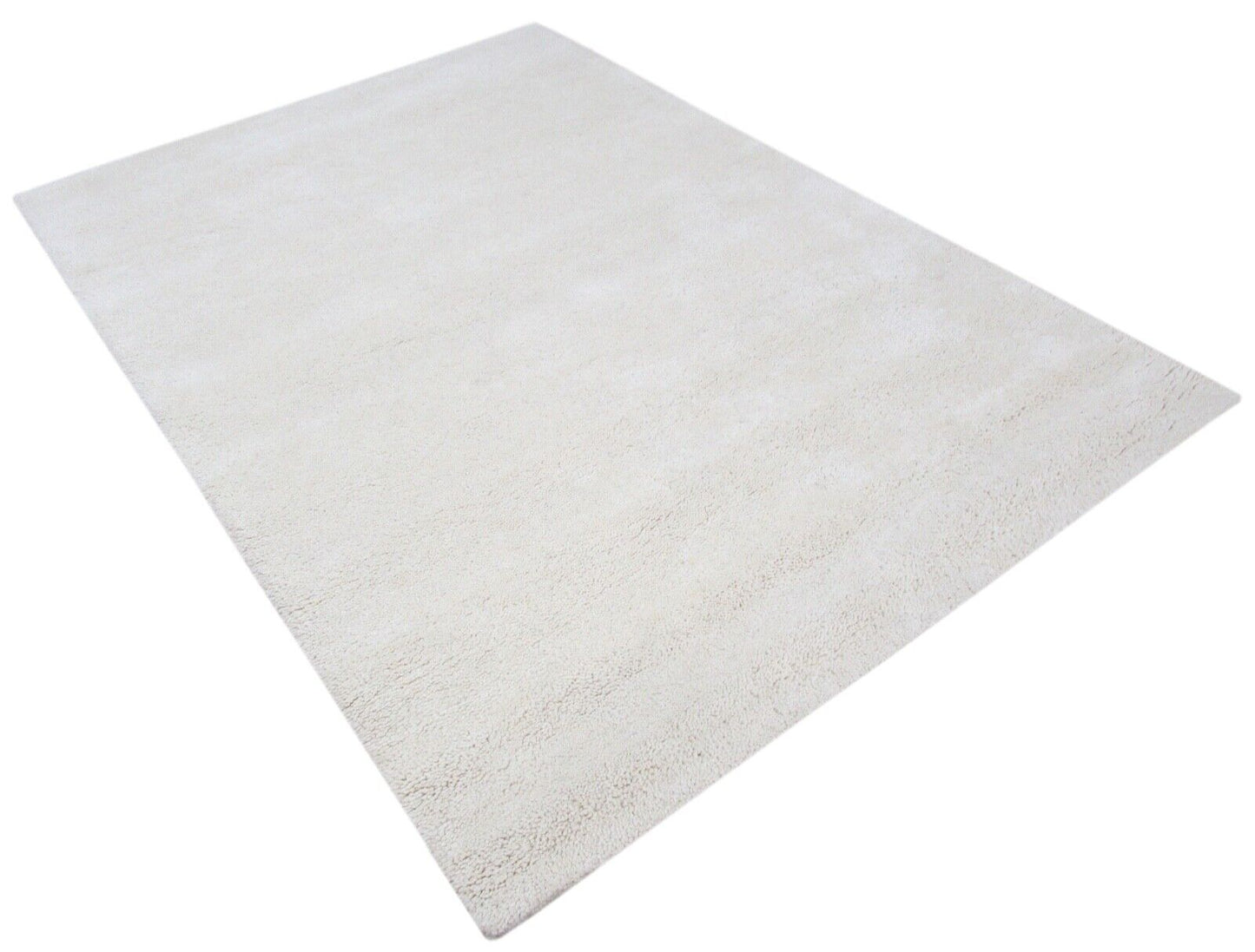 Teppich 100% Wolle 160X230 cm Beige Orientteppich Handgetuftet T800