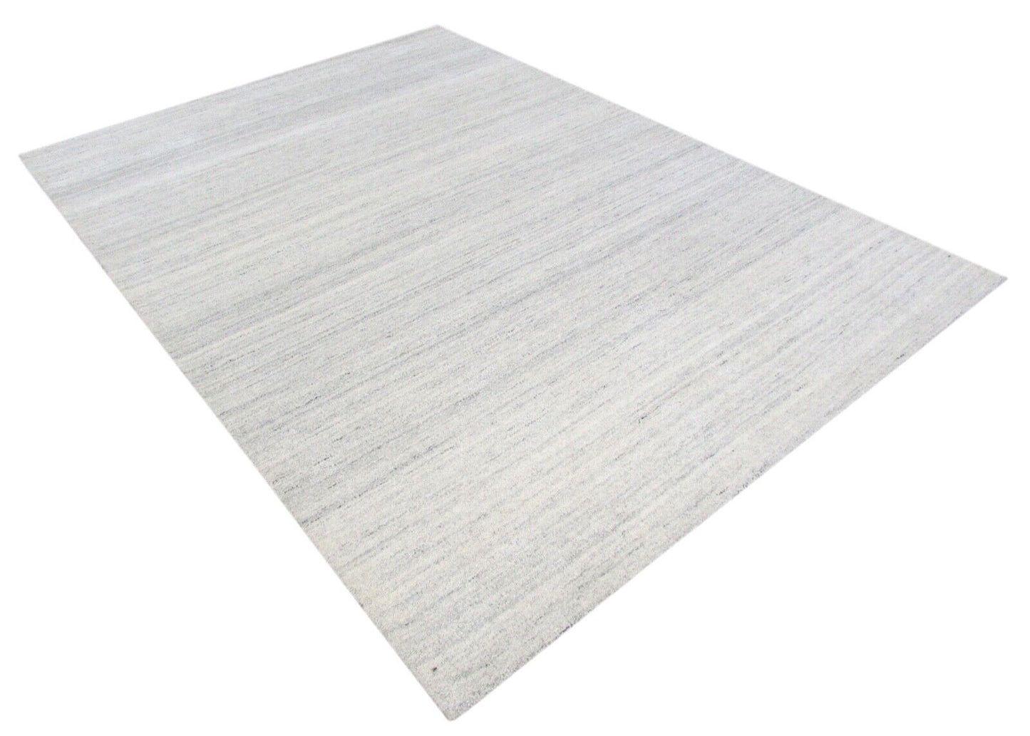 Beige Grau Teppich 100% Wolle 160X230 cm Handarbeit Handgetuftet T834