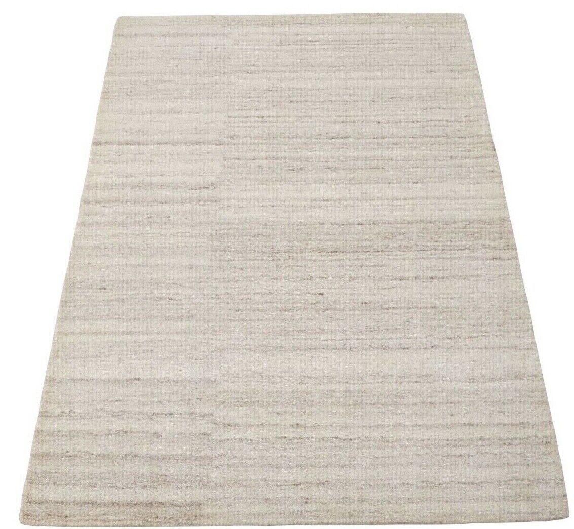 Teppich 100% Wolle Beige 160X230 cm Orientteppich Handgetuftet HT322