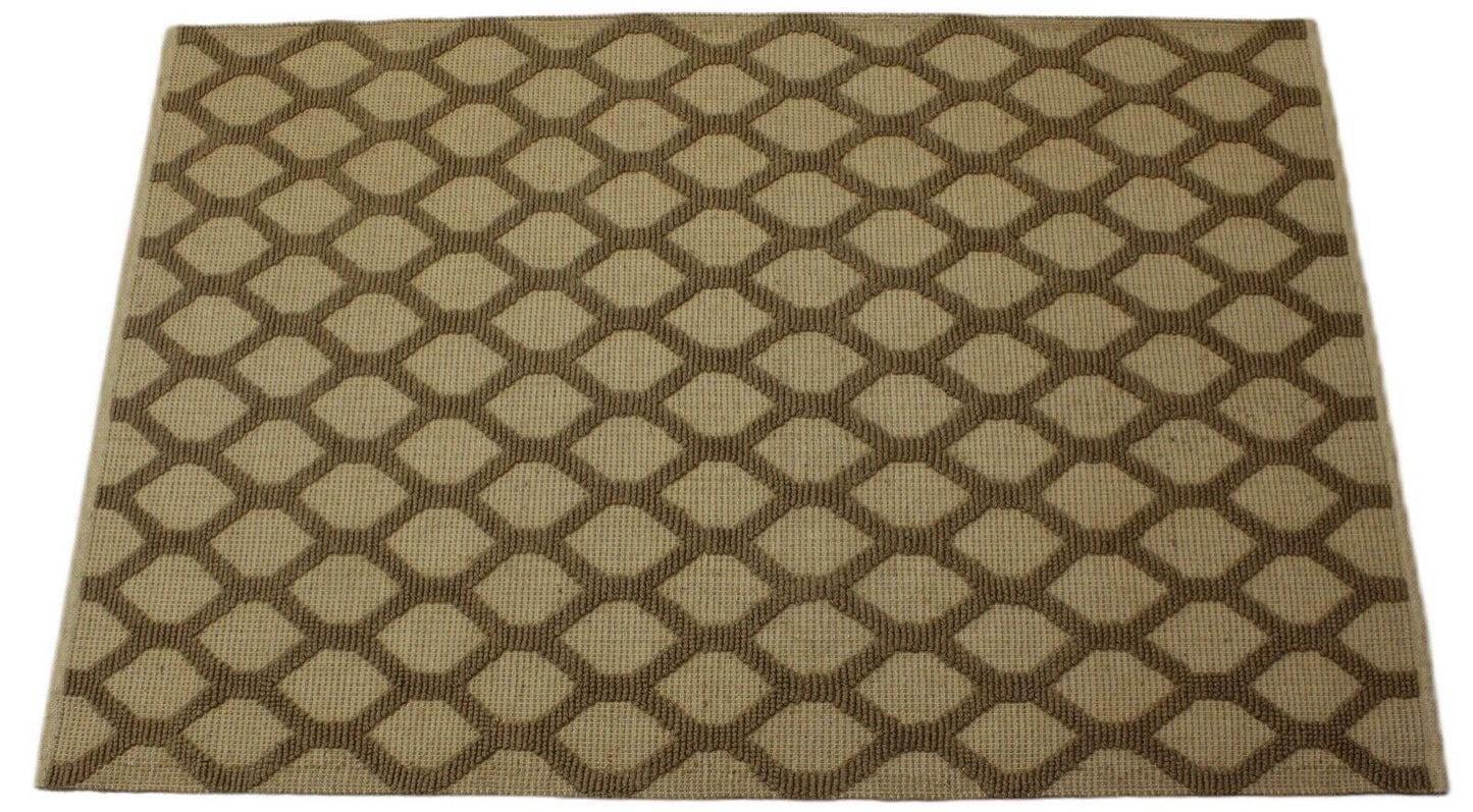 Teppich Natur Jute Handgewebt Umweltfreundlich Dhurry 150X240 cm Dhurrie